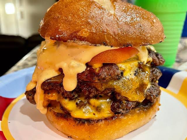 Triple Smash Burger